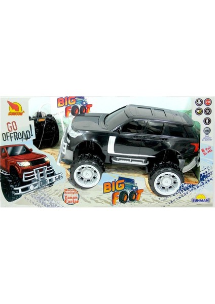 1040012 Sunman, 1:14 Kumandalı Büyük Tekerli Jeep