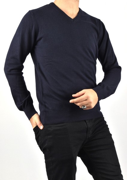 Et 3622 V Yaka Kazak Lacivert modelleri