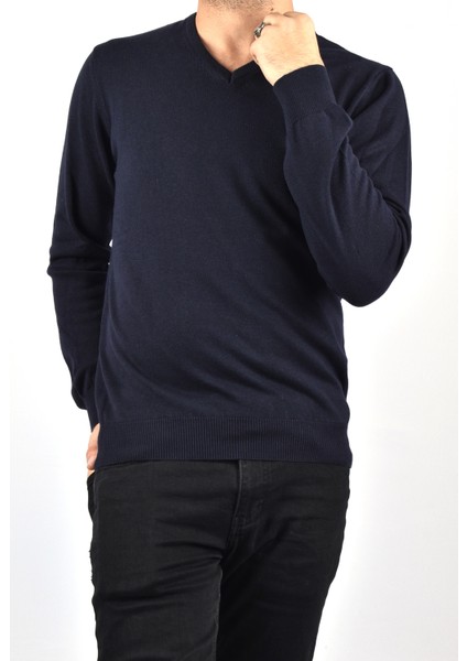 Et 3622 V Yaka Kazak Lacivert fırsatları