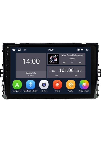 Volkswagen Polo (2017-2019) Android 14 Multimedya - 4 GB Ram - 64 GB Hafıza - Carplay CRV-4579XD POLO