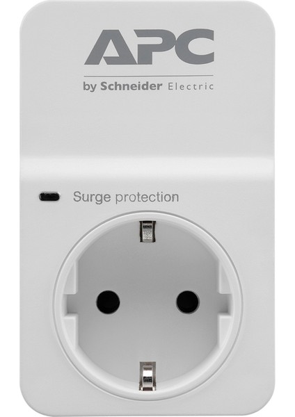 Schneider Electric APC Tekli Akım Korumalı Priz  230V PM1W-GR (Beyaz)