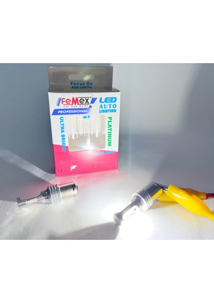 Fiat Doblo D1 D2 LED Geri Vites Aydınlatma Ampulu Femex Premium P21W FX4050