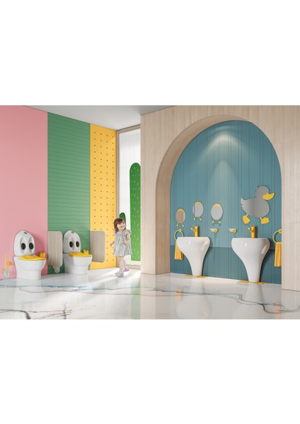 Creavit Ducky DC052 Çocuk Lavabosu
