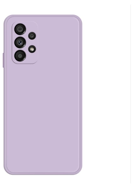 Samsung A52 ile Uyumlu Içi Kadife Dokulu Kamera Korumalı Silikon Lansman Kılıf