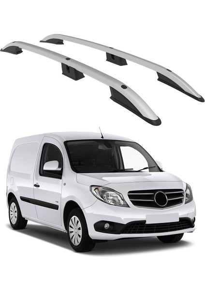 Mercedes-Benz Cıtan 2012-2019 / Kısa Şasi Turtle Crown Tavan Çıtası Gri