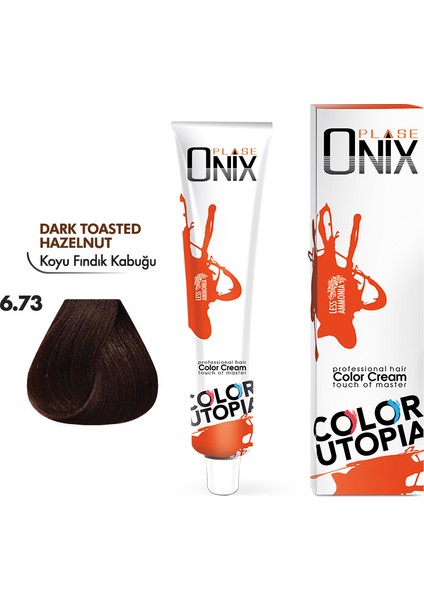 Onıx Saç Boyası 6.73- Koyu Fındık Kabuğu 60 Ml