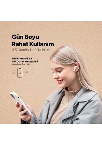 Airbeat Snap Gerçek Kablosuz Tws Bluetooth Kulaklık