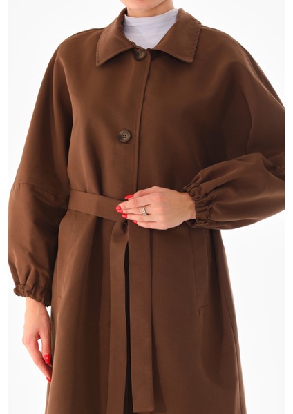 Kahverengi Kadınt Trençkot indirimleri