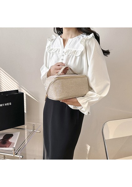 Köpüklü Kozmetik Çantası Büyük Kapasiteli Seyahat Taşınabilir Makyaj Çantası (Yurt Dışından) fırsatları