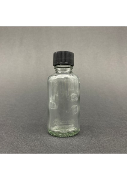 JUNİBELİW 10 Adet 30ML Cam Şişe Küçük Plastik Kapaklı Çok Amaçlı Shot Şişesi 10X30ML