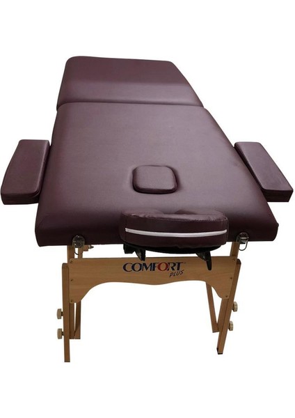 Medikal Birliik Comfort Plus Ahşap Masaj Masası Ithal 201-Bordo fiyatları