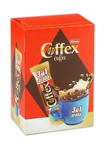 Coffex 3 Ü 1 Arada Hazır Kahve 18 gr 1 Kutu