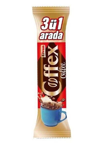 Coffex 3 Ü 1 Arada Hazır Kahve 18 gr 1 Kutu