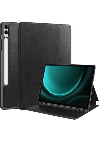 Samsung Galaxy S9 Fe Plus Için Otomatik Uyandırma Uyku Özellikli Darbeye Dayanıklı Deri Tablet Kılıfı (Yurt Dışından)