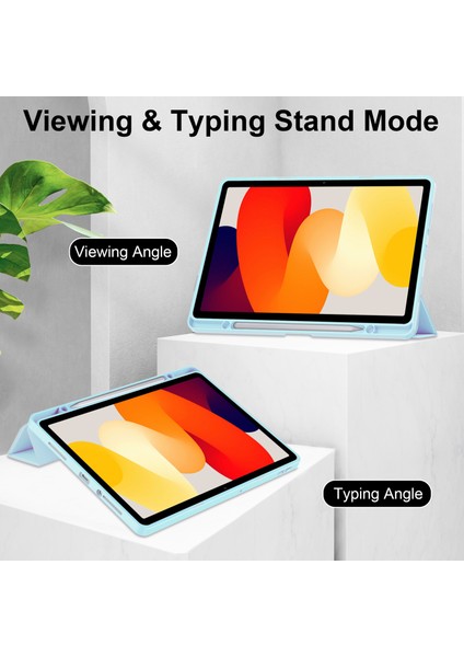 Xiaomi Redmi Pad Se Için Otomatik Uyandırma Uykulu Darbeye Dayanıklı Şeffaf Tablet Kılıfı (Yurt Dışından) modelleri