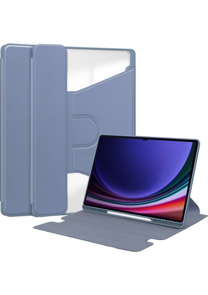 Samsung Galaxy S9 Ultra Için Otomatik Uyandırma Uyku Özellikli Darbeye Dayanıklı Şeffaf Tablet Kılıfı (Yurt Dışından)