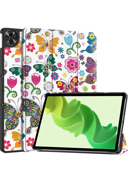 Oppo Realme Pad 2 Için Otomatik Uyandırma Uyku Özellikli Darbeye Dayanıklı Tablet Kılıfı (Yurt Dışından)