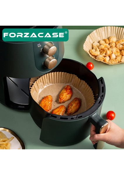 50 Adet Airfryer Hava Fritözü Pişirme Kağıdı Yağ Geçirmez Tabak Model - FC184