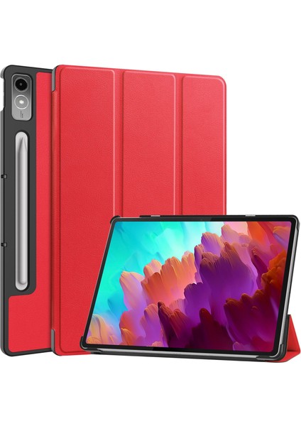Lenovo Pad Pro 12.7 Için Otomatik Uyandırma Uyku Özellikli Darbeye Dayanıklı Tablet Kılıfı (Yurt Dışından)