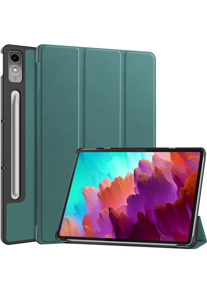 Lenovo Pad Pro 12.7 Için Otomatik Uyandırma Uyku Özellikli Darbeye Dayanıklı Tablet Kılıfı (Yurt Dışından)