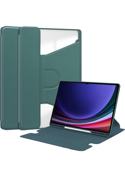 Samsung Galaxy S9 Ultra Için Otomatik Uyandırma Uyku Özellikli Darbeye Dayanıklı Şeffaf Tablet Kılıfı (Yurt Dışından)