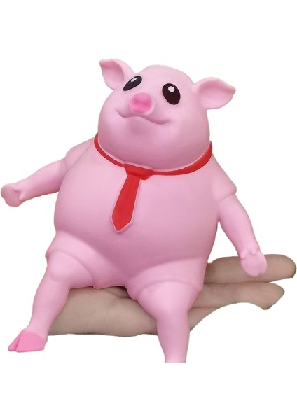 Deformasyon Dekompresyon Domuz Dekompresyon Tutam Oyuncak Pembe Domuz Oyuncak Öfke Nöbeti Dekompresyon Pembe Domuz - Büyük Boy 15*15CM (Yurt Dışından)