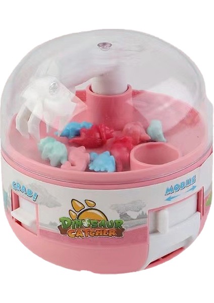 Çocuk Oyuncakları Mini Dinozor Yakalama Makinesi Gashapon Eğlenceli Interaktif Oyuncak Yakalama - Pembe (Yurt Dışından)