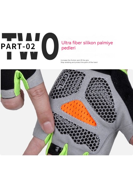 Spor Yarı Parmaklı Eldivenler Erkekler ve Kadınlar Açık Havada Bisiklet Sürmek (Yurt Dışından) modelleri