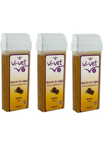 Natürel Roll-On Sir Ağda 100 Ml X 3
