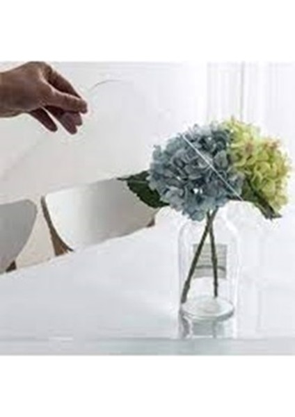 Muşamba Masa Örtüsü Şeffaf 1,5 mm En: 70 cm Kalın Pvc Masa Örtüsü Koruyucu