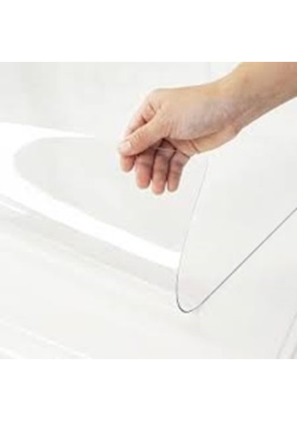 Muşamba Masa Örtüsü Şeffaf 1,5 mm En: 70 cm Kalın Pvc Masa Örtüsü Koruyucu modelleri