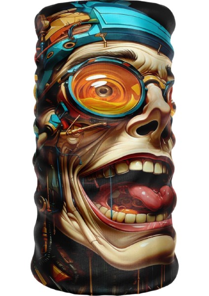 Extreme Spor Motorsiklet ve Bisiklet Kullananlara Özel Desenli Buff Boyunluk Bandana Balaklava