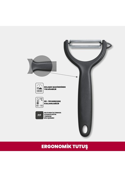 Soyacak Sebze Meyve Patates Domates Soyacak Soyacağı Doğrayıcı (316L) Paslanmaz Çelik Bıçak