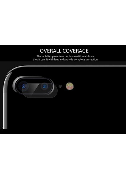 Apple iPhone 7 Plus Kamera Lens Koruyucu Cam Filmi Tam Kaplama Tasarım Ultra Korumalı (Z-Kamera-Camı)