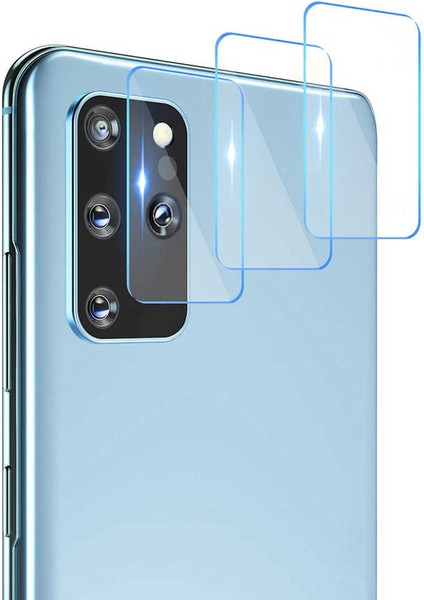 Samsung Galaxy S20 Plus Kamera Lens Koruyucu Cam Filmi Tam Kaplama Tasarım Ultra Korumalı (Z-Kamera-Camı)
