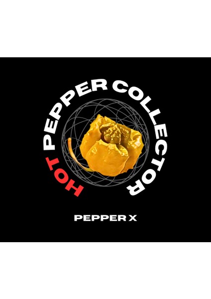 Hot Pepper Collector Pepper x / 2,69 Milyon Scoville  - Gerçek Taze Biber / 2,5 Milyon Scoville No: 1