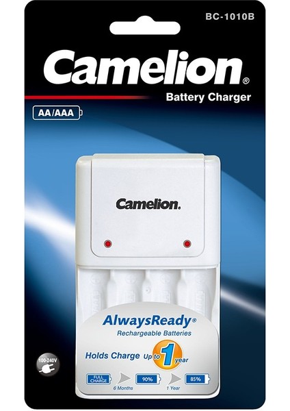 Şarj Edilebilir Ince Aaa Ve Kalem Aa Boy Pil Şarz Aleti Şarj Cihazı Camelion Şarj Cihazı Ince Pil, Kalem Pil Şarj Aleti Dörtlü 4x Aaa-aa Otomatik Traveler Charger