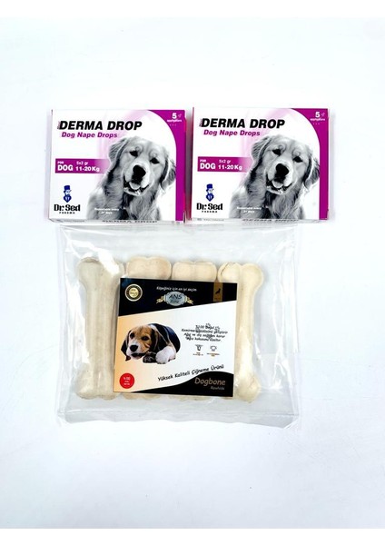 12 cm 4lü Kemik + 2 Kutu 11-20KG Köpek Ensedamla