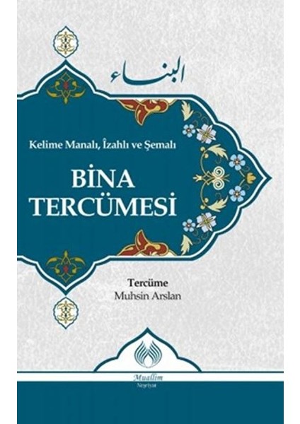 Kelime Manalı, Izahlı ve Şemalı Bina Tercümesi