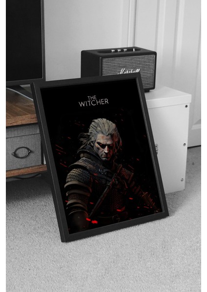 The Witcher - Çerçevesiz Özgün Tasarım Tablo Poster Duvar Tablosu