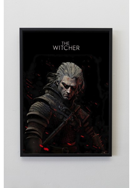 The Witcher - Çerçevesiz Özgün Tasarım Tablo Poster Duvar Tablosu