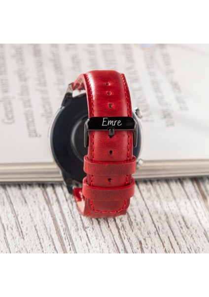 Hakiki Deri Saat Kordonu 20MM 22MM 24MM Fossil Diesel Polo Lacoste Casio Armani Tissot Nacar Klasik Saat Kordonu Kırmızı Deri Kayış