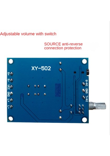 XY-502 Dijital Güç Amplifikatörü 2 Kanallı Stereo Yüksek Güç 2X50 W TPA3116D2 Subwoofer Ses Amplifikatörü Devre Kartı Modülü (Yurt Dışından)