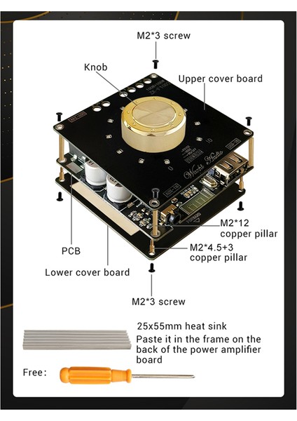 F1002 Soğuk Ses Göstergesi Bluetooth Ses Güç Amplifikatörü Devre Kartı Modülü TPA3116D2 Stereo 100W+100W Amplifikatör Kartı (Yurt Dışından)
