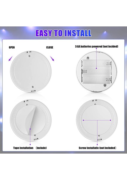 Adet 13 Renk Kumandalı Spot Kapalı Çift Kafa Kablosuz LED Spot Rgb Uzaktan Kumandalı LED Vurgu Işıkları B (Yurt Dışından) fiyatları