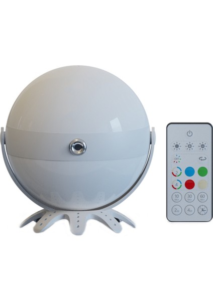 Gece Lambası Projektör Yıldızlı Yatak Odası Dekor Bluetooth Dönen Müzik Çocuk Gece Lambası Çocuk Hediye (Yurt Dışından)