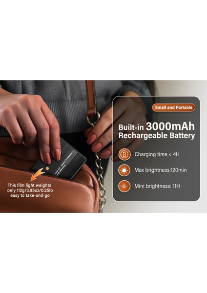 Cep Telefonu Dolgu Işığı 120 LED 2500-9000K Renk Sıcaklığı Düz Işık Kamera Fotoğraf Video Canlı Akış Cep Işığı (Yurt Dışından) fırsatları