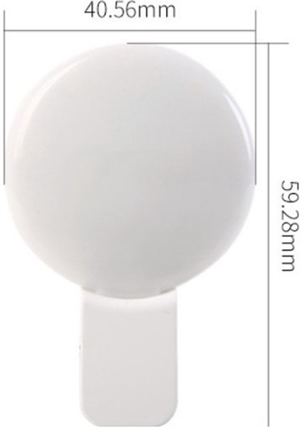 Cep Telefonu Doldurma Flaş Lens Işığı Lamba Klip Üç Durdurma Karartma Mini Dayanıklı Pratik 10 LED Selfie Halkası Güzellik, Mavi (Yurt Dışından) fırsatları