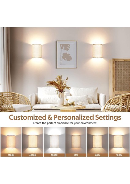 Duvar Aplikleri Şarj Edilebilir 13 Renk Değiştirilebilir Kısılabilir Duvar Işıkları Uzaktan Kumanda ile Duvar Lambası Yatak Odası Oturma Odası Için (Yurt Dışından) fiyatları