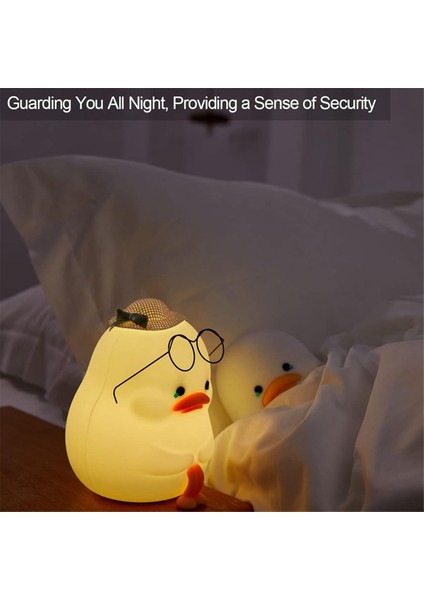 Çocuklar Için Gece Lambası - Duck Premium Silikon Lamba, Yatıştırıcı Yatma Zamanı Ortamı Için Sevimli ve Kısılabilir Gece Lambası (Yurt Dışından) fırsatları